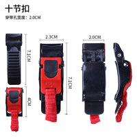 ECE Certified Motorcycle Helmet Micro-Metric Buckle (10-Notch)