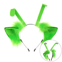 Green Alien Cat Ears Headband and Tail Cosplay Set