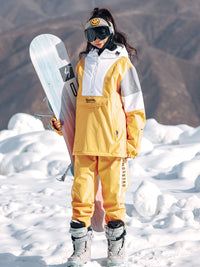 冬季新款滑雪服女款套装保暖滑雪衣裤防水透气单双板夹棉雪服男