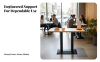 Restaurant Table and Chair Set Stable Framework Restaurant Dining Set Grab-and-Go Dining Furniture Easy to Clean
