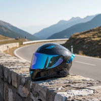Full-Cover | Carbon-Fiber-Pattern, Aerodynamic, Full Face, for Daily Commuting