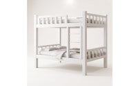 Compact Metal Bunk Bed Safe Bunk Bed with Ladder Slatted Furniture Modern for Children, Bedroom