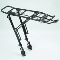 Rear Bike Rack with Guard Rail Heavy Duty Velo Robuste for Daily Commuting