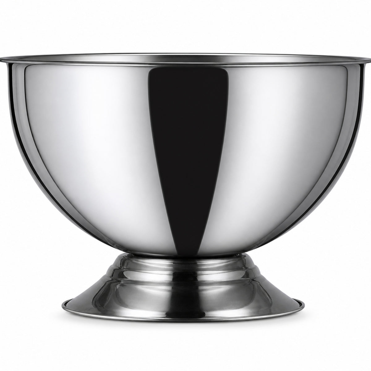 Stainless Steel Bowl Raised Pedestal Bowl Rust-Proof for Parties, Hosts