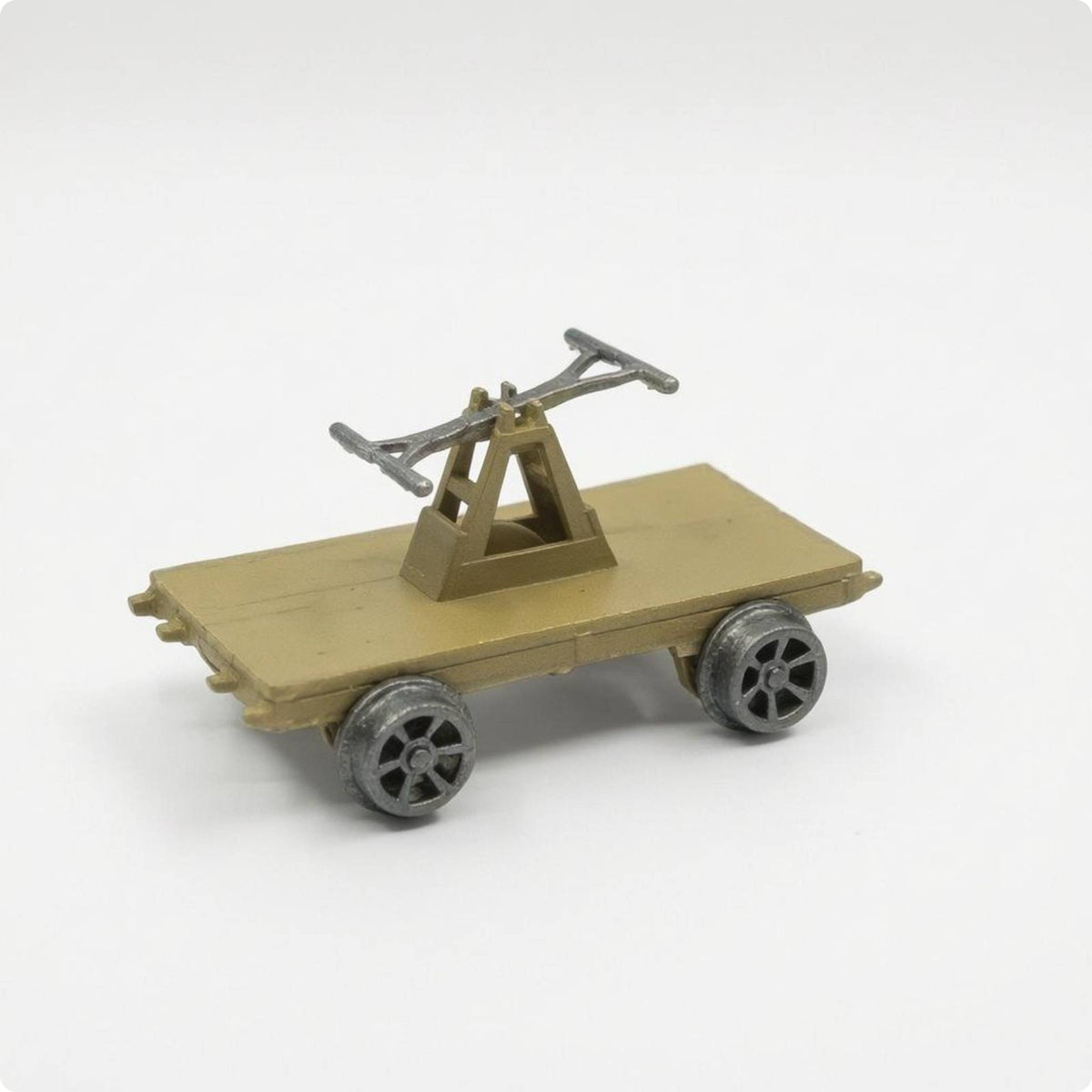 HO Scale Railway Trolley Static Model Train Bogies with Plastic Wheels