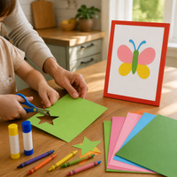 Colored Cardstock Paper for Art and Craft, A4/8K, 250GSM Thick, for Painting and DIY Projects