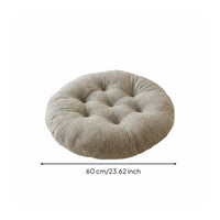Soft Hanging Chair Cushion Thickened Round Tufted Cushion Breathable Moon Chair Replacement Pad for Bedroom