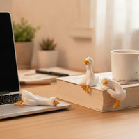 3 Pieces Cute Car Dashboard Duck Cartoon Car Duck Ornament Playful Decoration Mini for Drivers