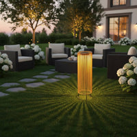 Solar Garden Lantern Weather Resistant Wicker Solar Light for Patio