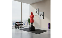Person-Shaped Striking Target Weighted Base Freestanding Punching Figure Spring Support Human Punching Target for Fighting Arts Trainees