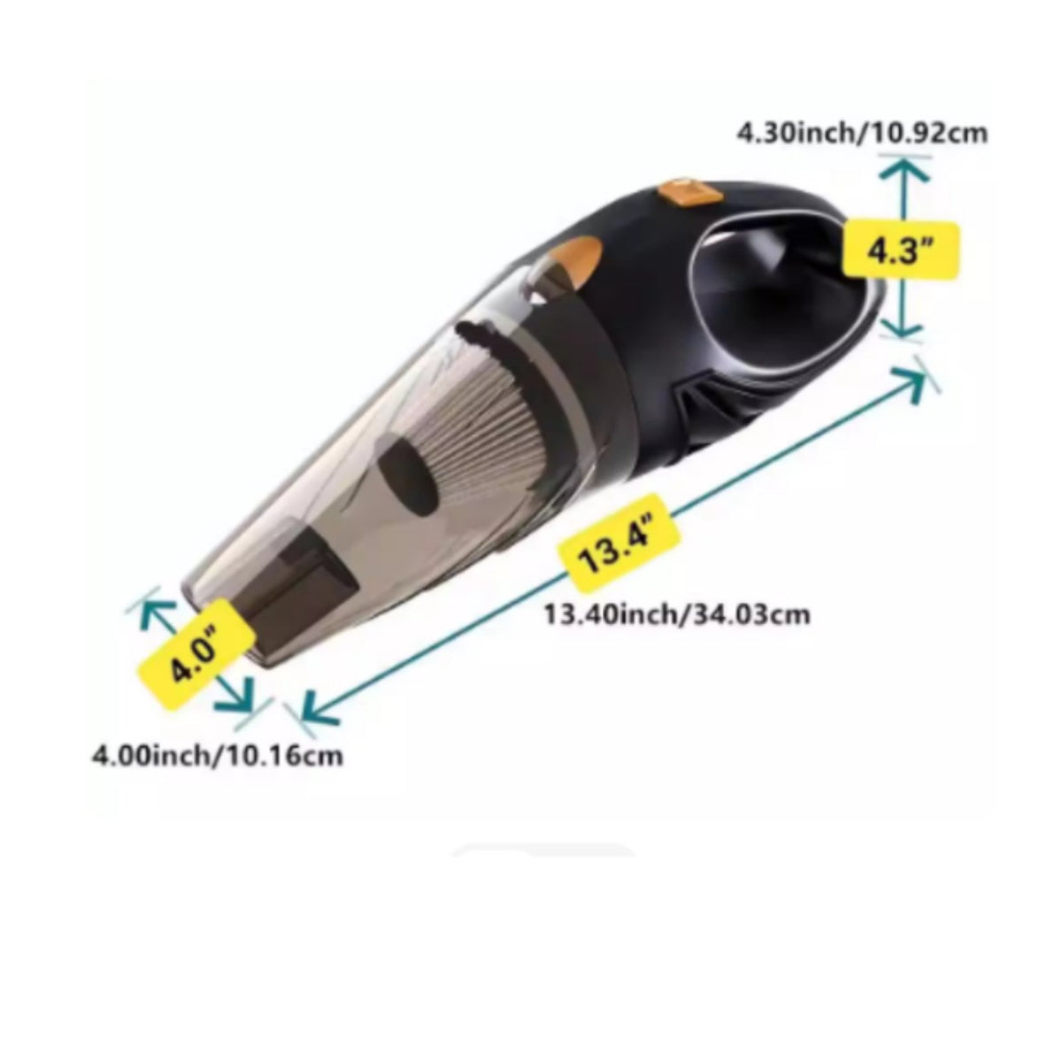 12V Car Vacuum Cleaner High Power Suction Portable Auto Vacuum Cleaner