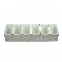 Condiment Organizer with Compartments Angled Countertop Spice Organizer Multi-Functional Seasoning Rack for Home Cooks