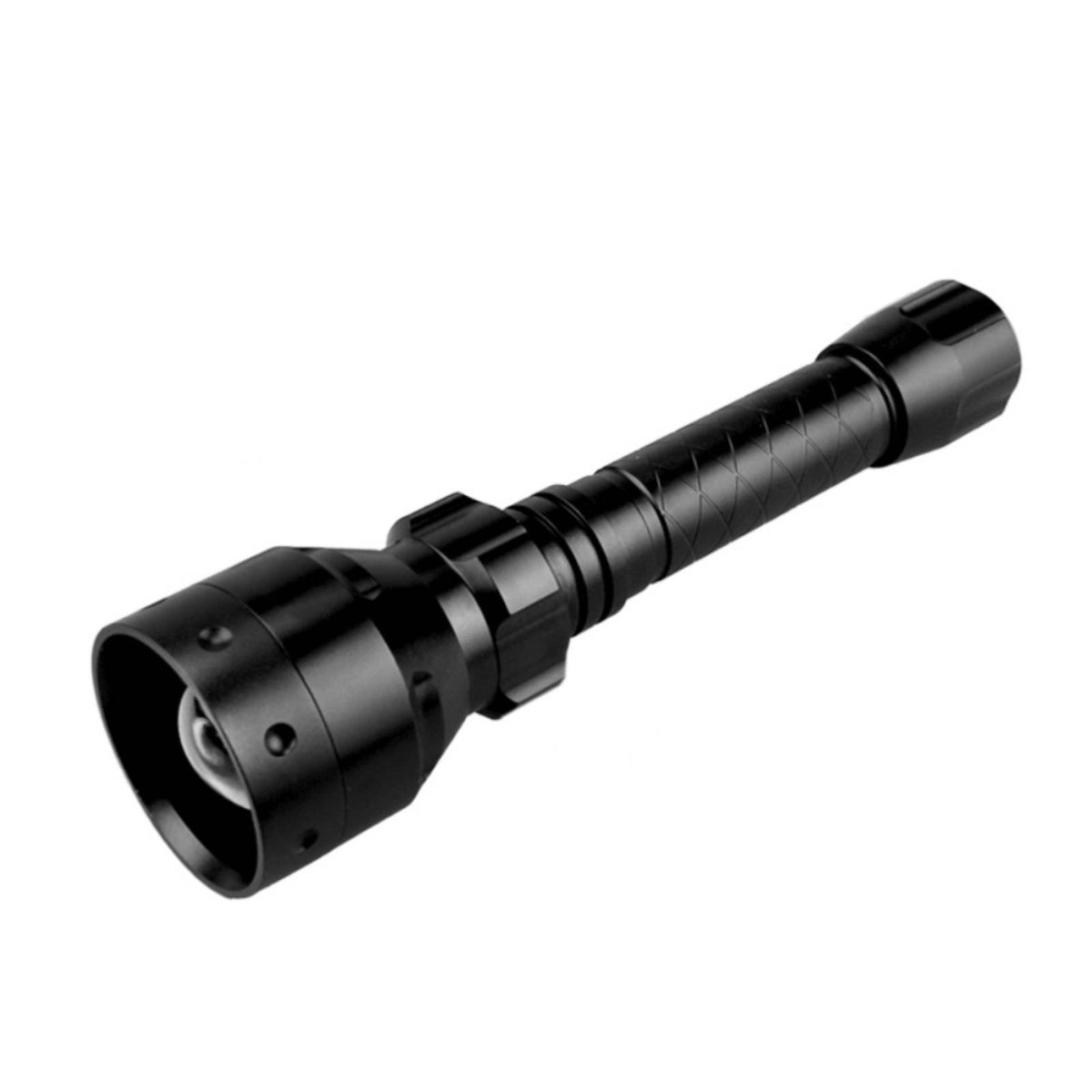 Zoomable Flashlight Aluminum Alloy Shell Multi-Color Lamp Flashlight RGBW Torch Fall Resistant Handheld Shine for Outdoor