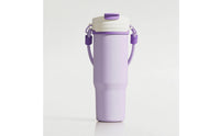 Portable Wireless Juicer Cup Ice Crushing Rechargeable Blender with Travel Lid Lid Personal Blender with Straw Stainless Steel
