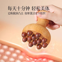 Beechwood Meridian Brush for Body Massage
