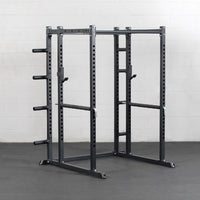 Steel Barbell Plate Storage Rack with Quick-Release Hooks