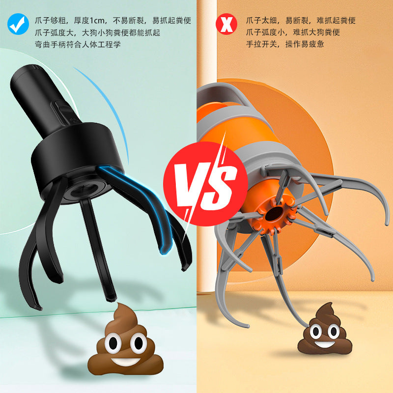 Dog Poop Scooper Portable Feces Picker for Walks