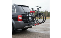 Adjustable Straps Trunk Mount Bike Rack Easy Installation Rear Mounted Cycle Carrier Safeguarding Cradles for Families, Road Trips, Camping