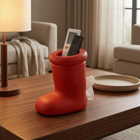 Boot-Shaped Tissue Box Natural Resin Home Decor Easy to Clean