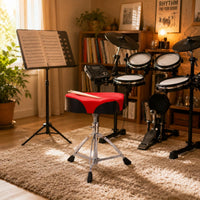 Height Adjustable Drum Throne Rubber Foot Caps Height-Adjustable Drum Stool