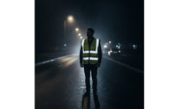 Sleeveless Reflective Safety Vest with Pockets Multi-Pocket Reflective Safety Vest with Zipper Lightweight Skin-Friendly for Construction Workers