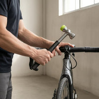 Stainless Steel Cycle Repair Hammer Titanium Alloy Double-Head Hammer Urethane Tips Impact Tool Knurled Grip