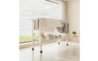 Freestanding Folding Drying Rack Space-Saving Foldable Drying Rack Portable Furniture Compact for Balcony