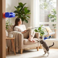 Clasp-on Cat Toy Hands-Complimentary Cat Toy with Soft Bird Electric Interactive for Cats, Solo Play