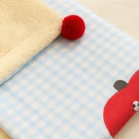 Dog Cat Blanket, Small Size, Washable, Fleece Fabric, Soft, Pet Blanket, All-Season Use