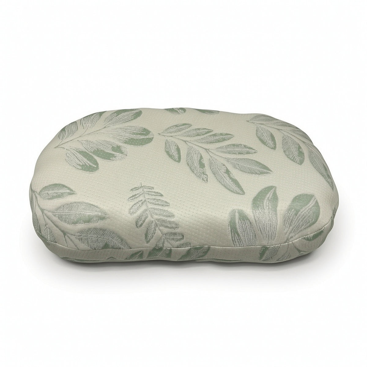 Pillow with Jacquard Cover Cushioned Bedding Supportive for Travel