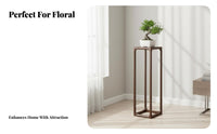 Chinese & Design Botanical Pedestal Floor-Standing Plant Display Elegant Stylish Adaptable Use for Home Decorators, Entryway