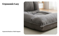 Single-Person Adjustable Floor Sofa Foldable Design Lounge Seat for Bay opening