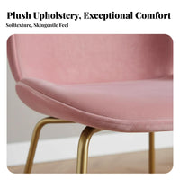 Upholstered Shellspine-Support Chair Modern Design Seating Furniture Minimalist and Design Soft Upholstery for Readers, Bedroom