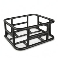 Rack-Mount Cycle Basket with Quick-Release Buckle Removable Metal Wire Bike Basket Long-Lasting Sturdy for Commuters, Commuting