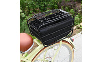 Dog Bike Basket with Metal Frame Sturdy Dog Bike Basket Safe for Bicycles