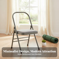 Foldable Design Iyengar Mind-Body Chair Anti-Slip Feet Mind-Body Auxiliary Chair Sturdy Construction Stretching Assistance Stool Heavy-Duty Frame for Beginners, Seniors, Home Gym