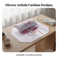 Eight-Sided Manicure Table Mat Set Waterproof Nail Art Armrest Pillow and Mat Easy to Clean Manicure Hand Rest Set for Beauty Students, Vanity Desk