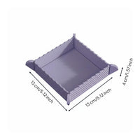 Attachable Foldable Tray Multifunctional Folding Storage Box Easy to Clean