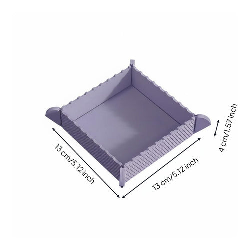 Attachable Foldable Tray Multifunctional Folding Storage Box Non Slip