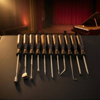 11 Pieces Grand Piano Maintenance Tool Set Wood Handle