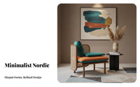 Nordic aesthetic Wooden Frame Rattan Sofa Vintage Design Woven 2-Seater Sofa Includes pads Loveseat Minimalist Aesthetic for Hospitality Business Owners, Interior Designers, Living Room, Guesthouse, Reception Area, Hotel Lobby