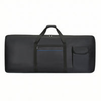 Padded 61-Key Keyboard Bag Portable 61 Key Keyboard Case with Handle Sturdy Soft for Musicians