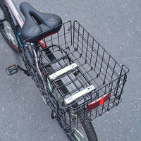 Folding Rear Bike Basket Foldable Design for Grocery Shopping, Commuting