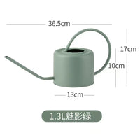 现货外贸热销定亚马逊印花水壶大容量浇花浇水壶1.3L 北欧田园风