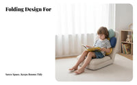 Legless Tatami Lounger Foldable Flower-Shaped Lounger Space-Saving for Students