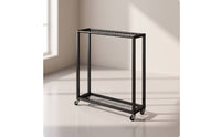 Badmintons Racket Rack Metal Badmintons Racket Stand Freestanding Sports Organizer for Schools