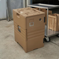 Insulated Food Box Ribbed Interior Insulated Food Carrier Large Capacity Hot Box for Transport