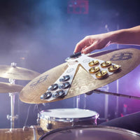 Lightweight Cymbal Sizzler Easy Installation Drum Cymbal Rattler Long-Lasting Construction for Percussionists, Live Performance