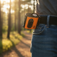 Waist Fan Hands-Unrestricted Belt Clip Fan Rechargeable for Outdoor, Travel