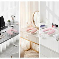 Portable Nail Hand Rest | Waterproof, Nail Arm Rest with Foldable Legs, for Home Manicures